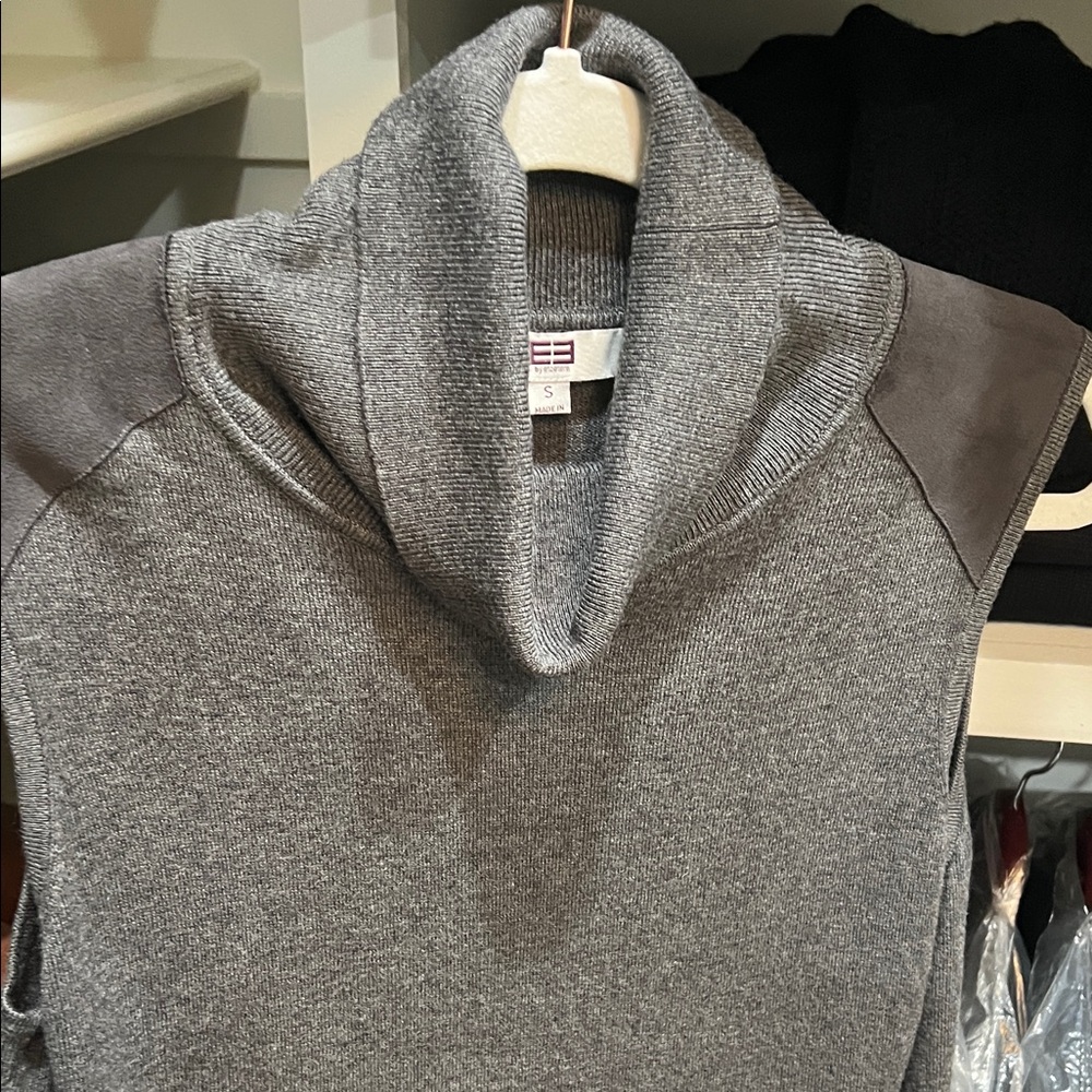 Etcetera women’s Gray Cowl Neck Sweater
